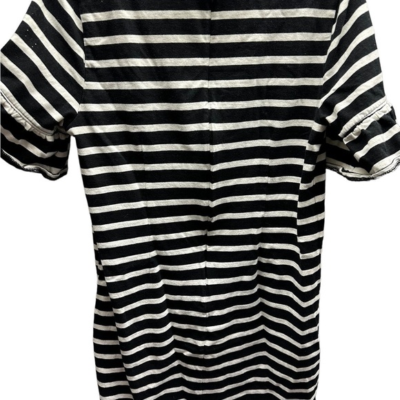 J.Crew Cotton Sailor Stripe Dress | Size L | Preppy Nautical Summer Style - Picture 5 of 9